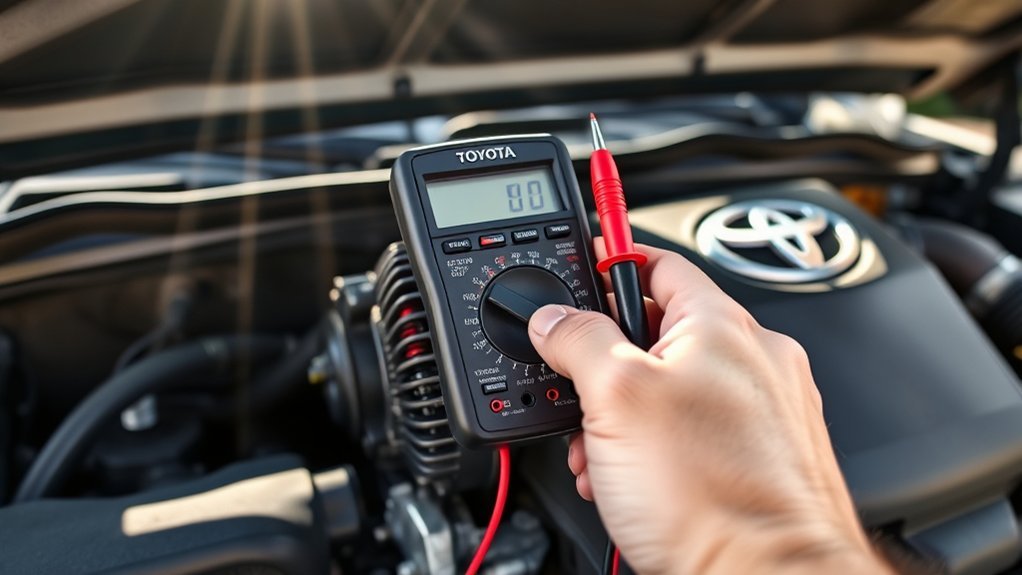 test tacoma alternator multimeter