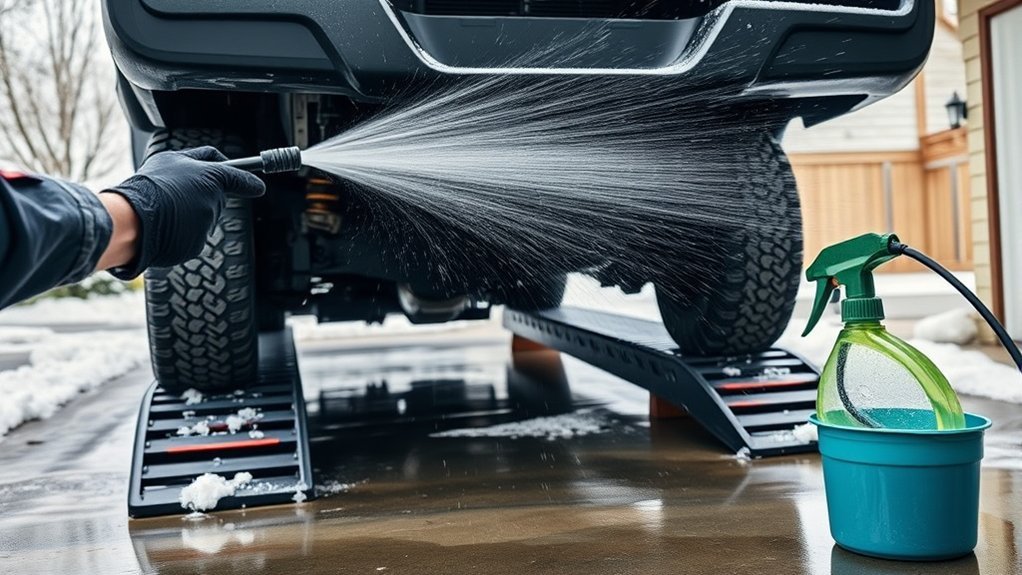 thorough undercarriage cleaning routine