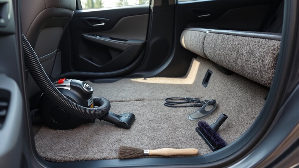 thoroughly clean camry carpets