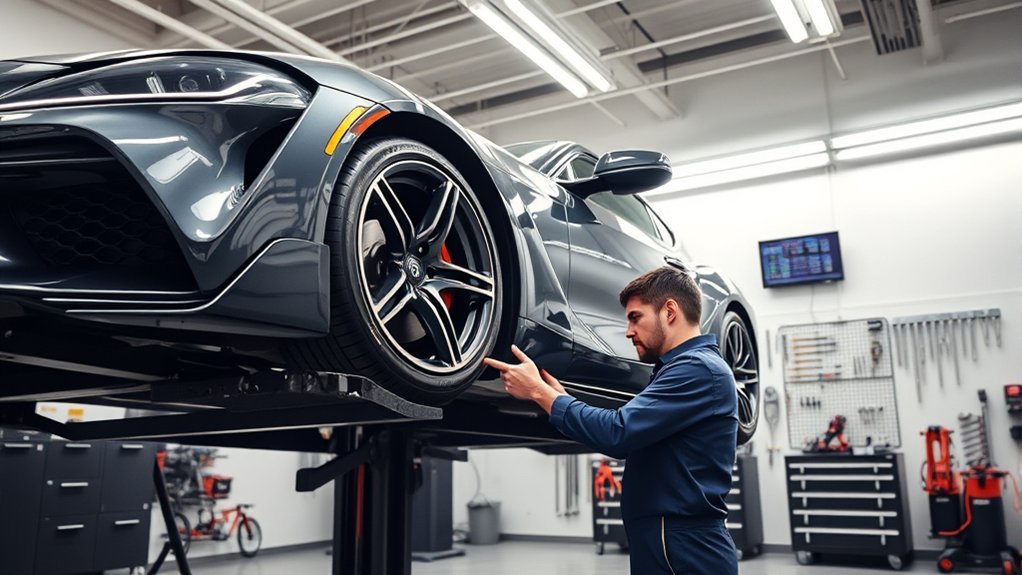 tire alignment enhances performance
