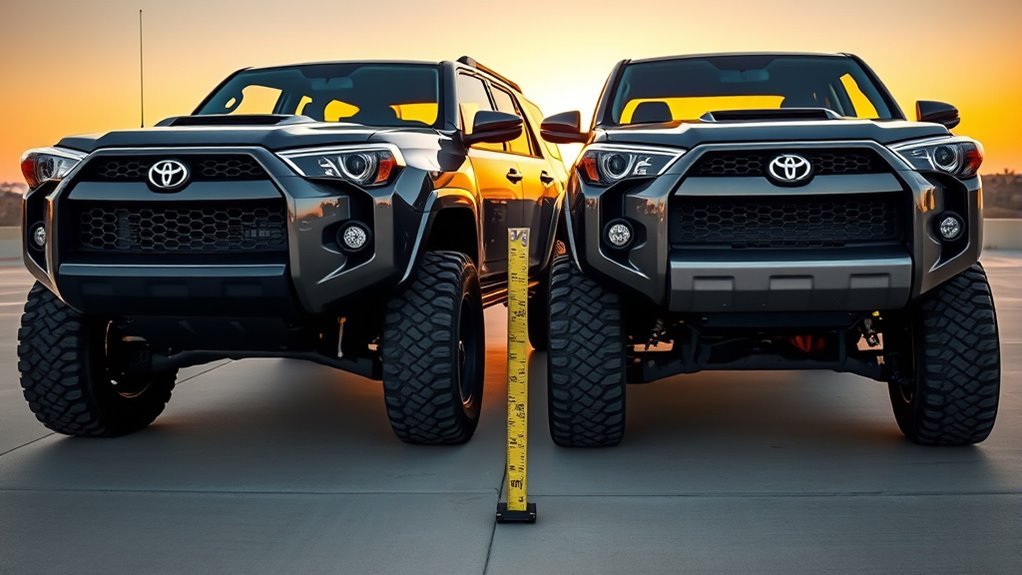 Toyota 4Runner tire clearance planning for 285/70R17 and 315/70R17 fitment