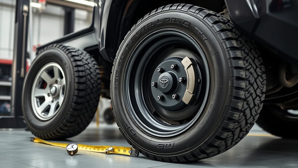 4Runner LT tire fitment and pressure checklist