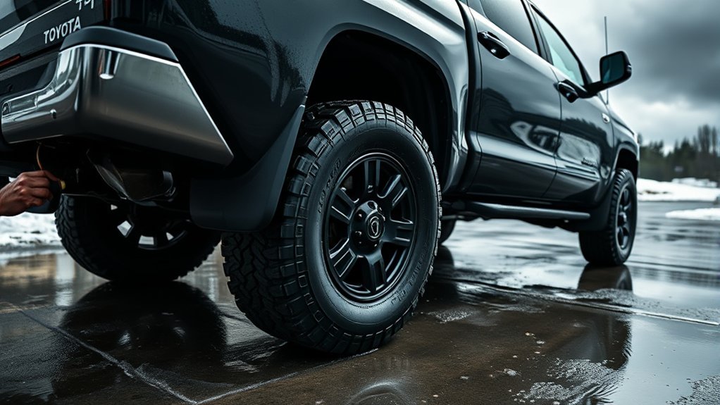 tire preparation for wet roads