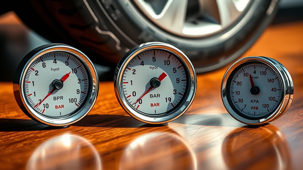 tire pressure measurement units