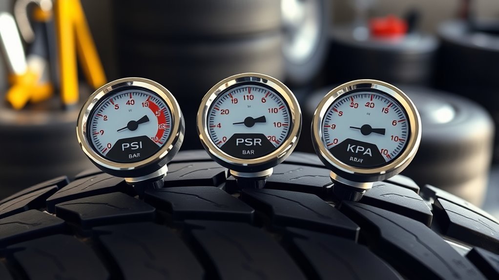 tire pressure measurement units