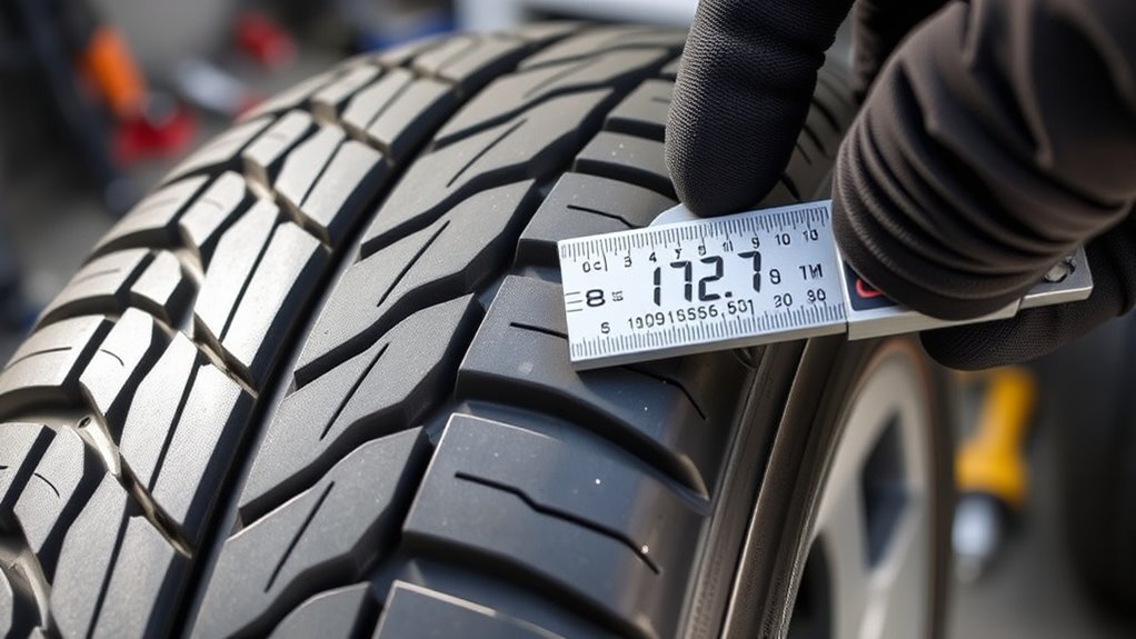 tire tread depth measurement