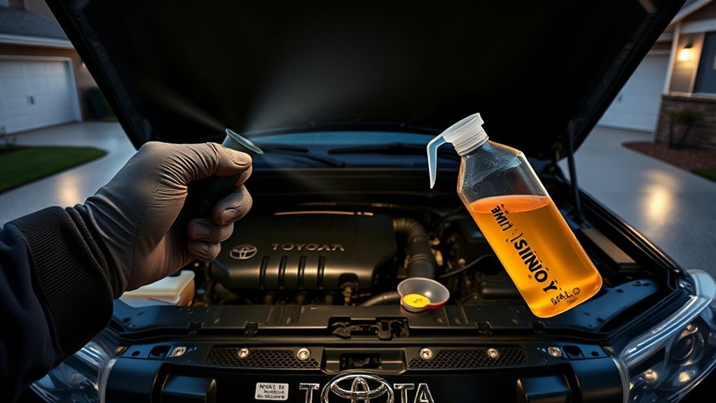 Deciding whether to top off Toyota Land Cruiser coolant or arrange repairs