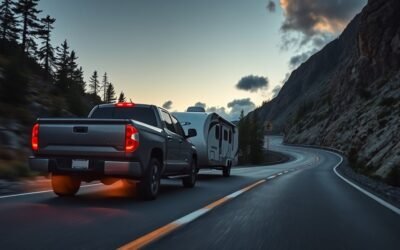 towing safety with engine braking