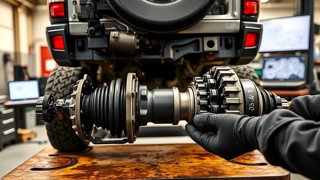 Toyota 4Runner differential guide showing axle and drivetrain identification