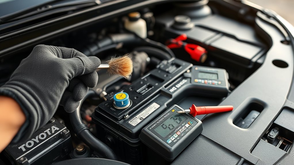 toyota camry battery care