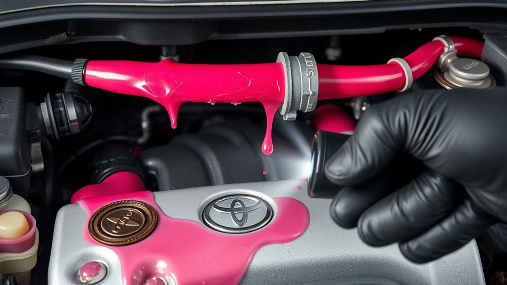 toyota camry coolant issues