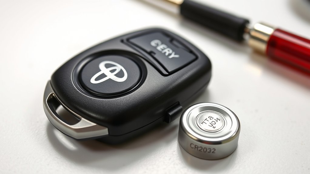 toyota camry key fob battery