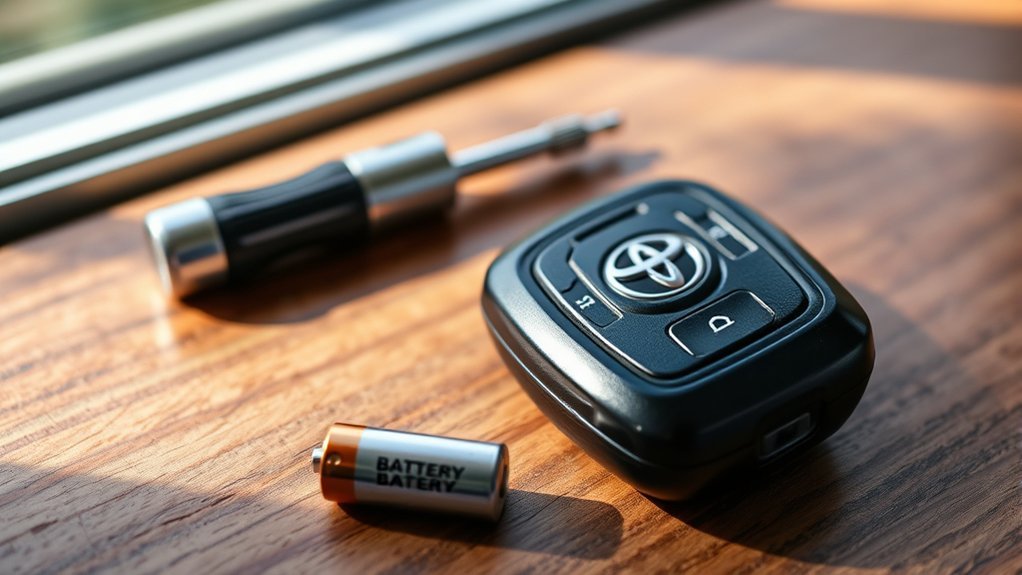 toyota camry key fob issues