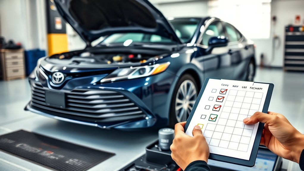 toyota camry maintenance timeline