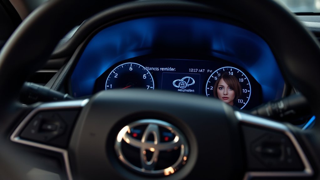 toyota camry service alerts