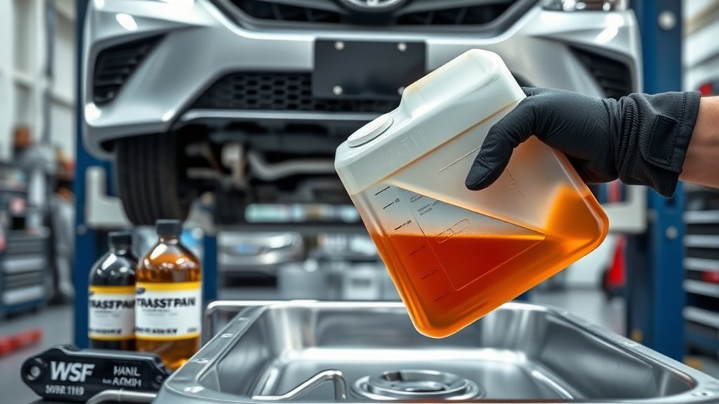 toyota camry transmission fluid details