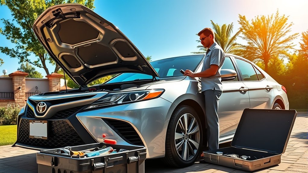 toyota camry turning noise