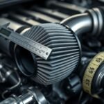 toyota supra air filter size