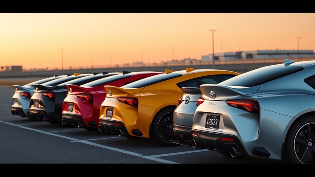 toyota supra color guide