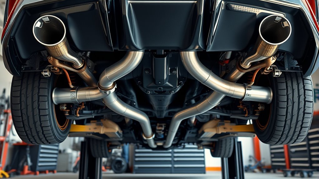 toyota supra exhaust details