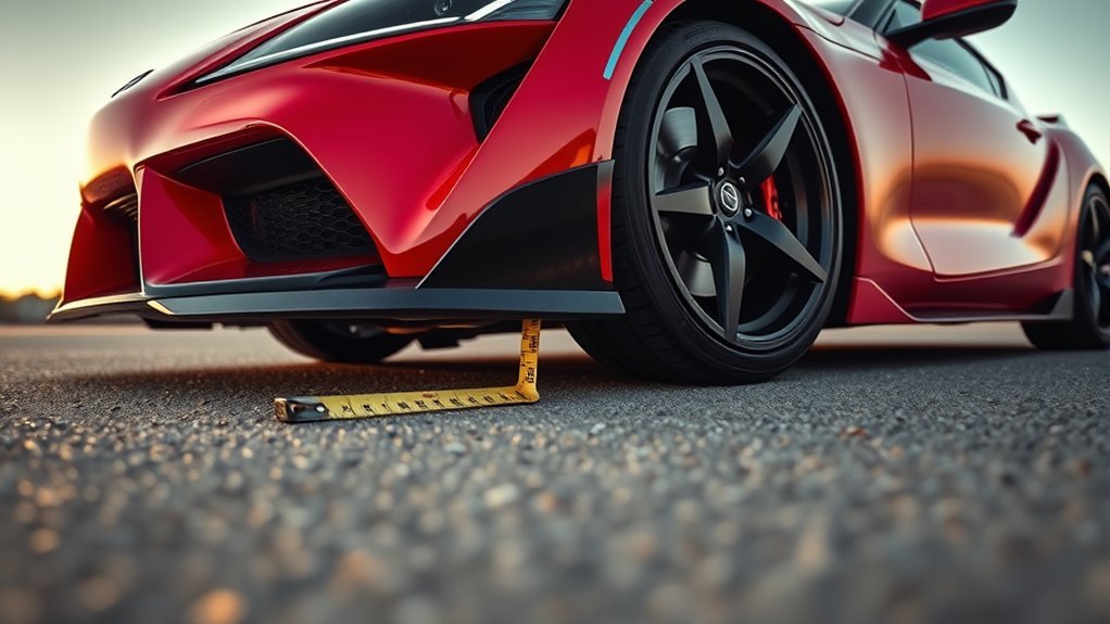 toyota supra ground clearance