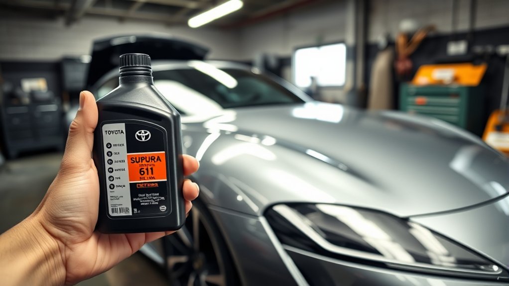 toyota supra oil viscosity