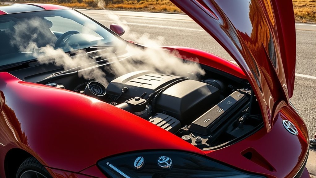 toyota supra overheating solutions