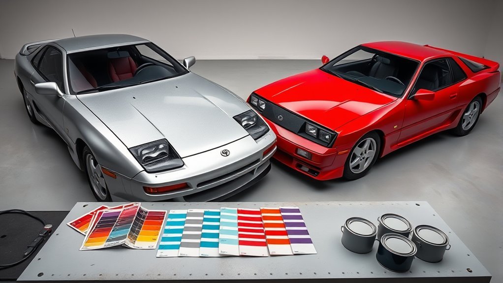 toyota supra paint codes