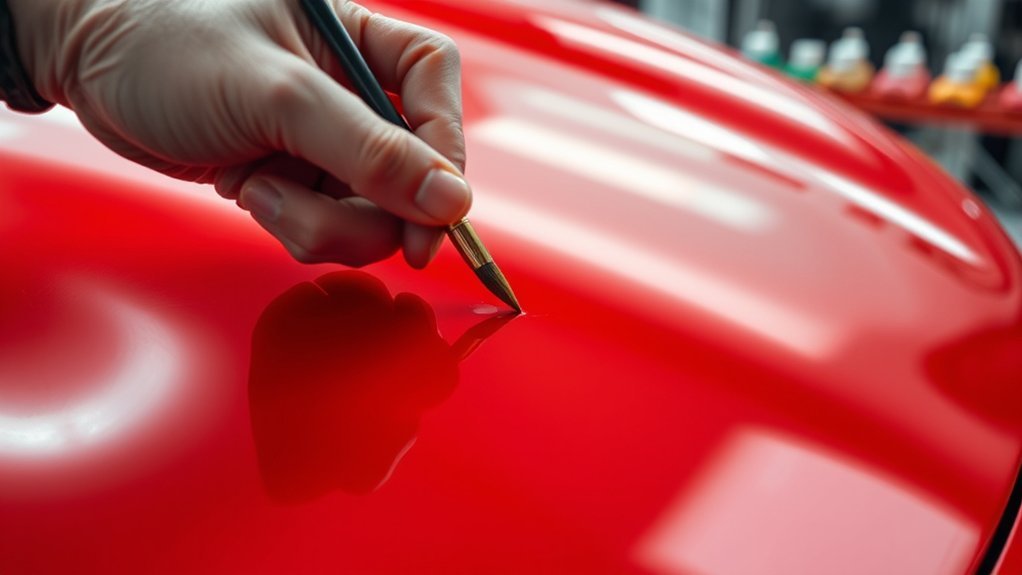 toyota supra paint repair