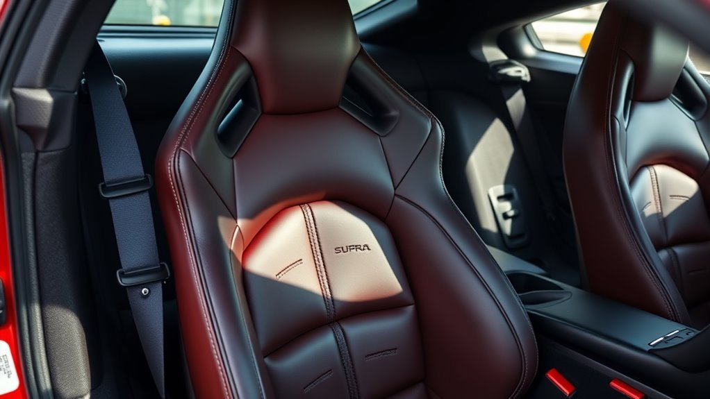 toyota supra seat range