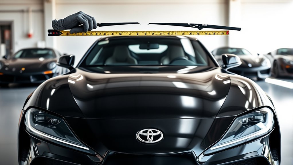 toyota supra wiper sizes