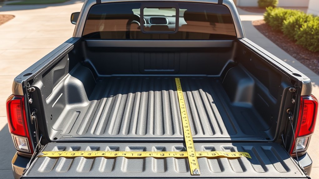 toyota tacoma bed dimensions