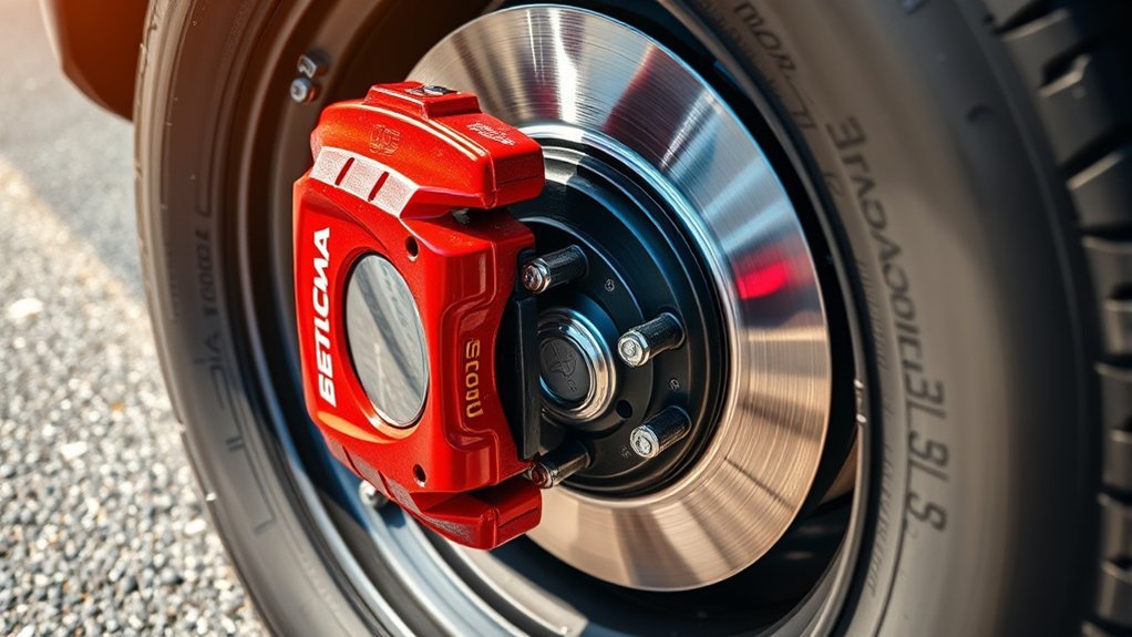 toyota tacoma brake setup