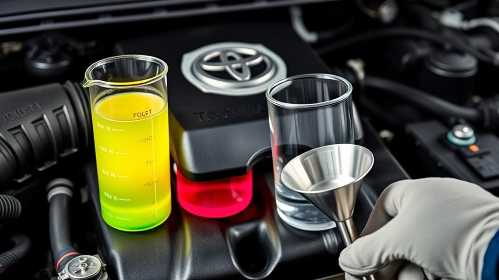 toyota tacoma coolant guidelines