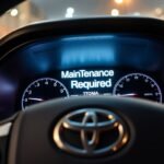toyota tacoma maintenance alert