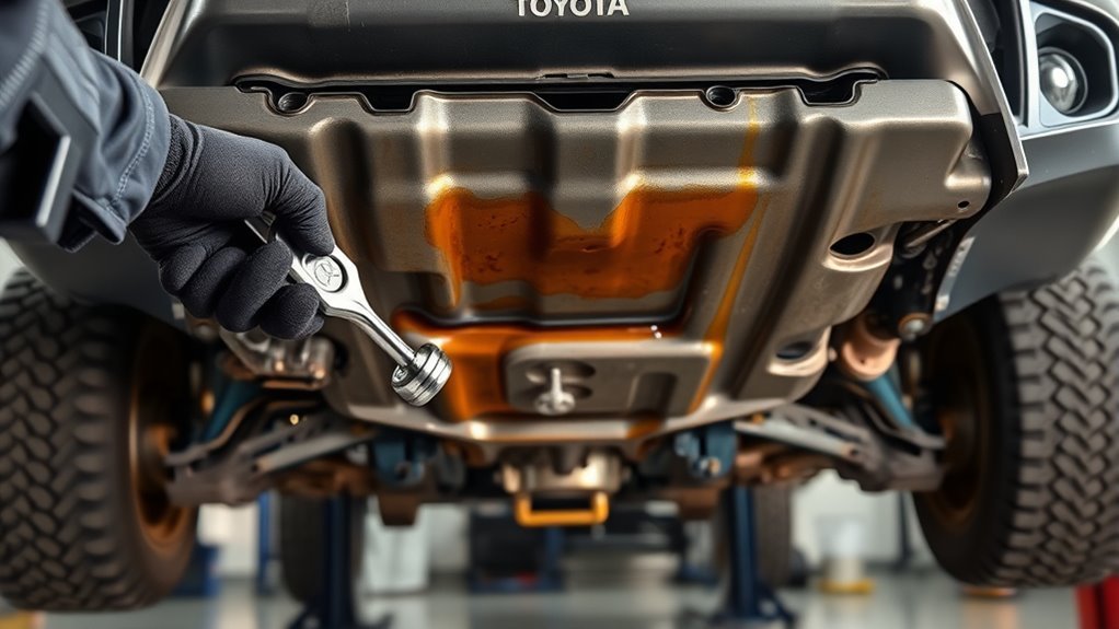 toyota tacoma oil leak repair