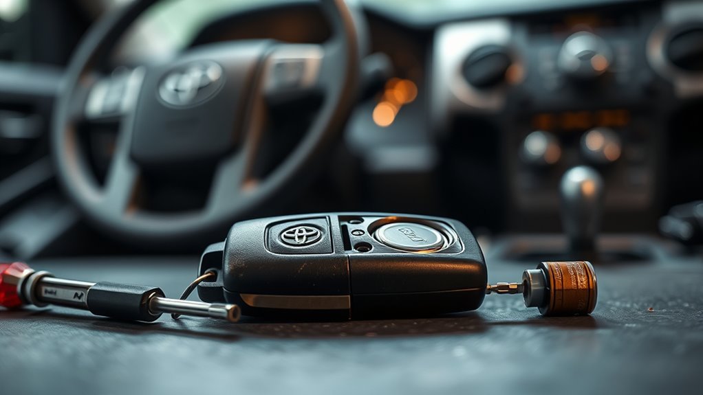 toyota tundra key fob issues