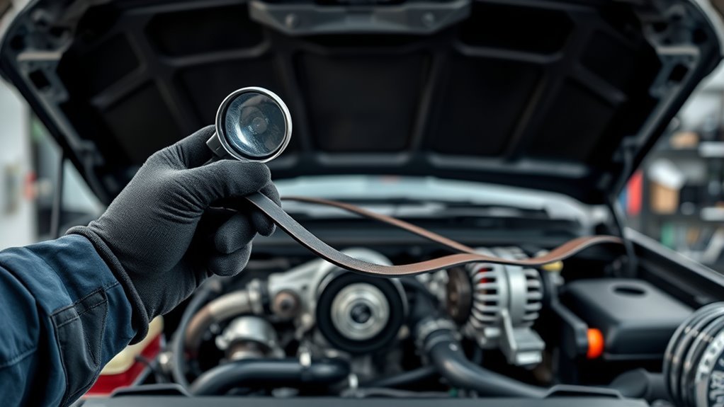 toyota tundra serpentine belt inspection