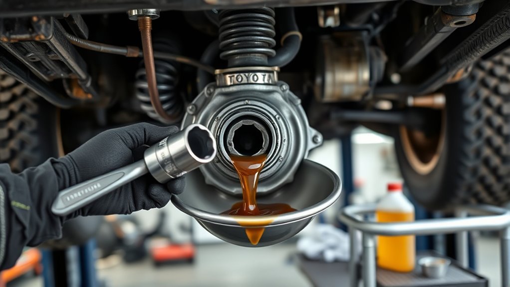 toyota tundra transfer case fluid
