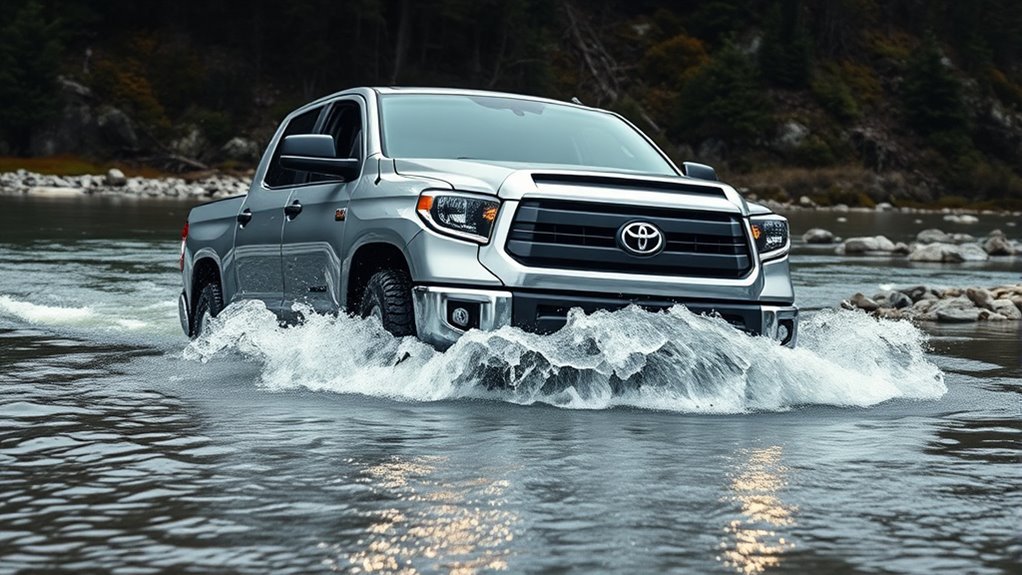 toyota tundra water fording