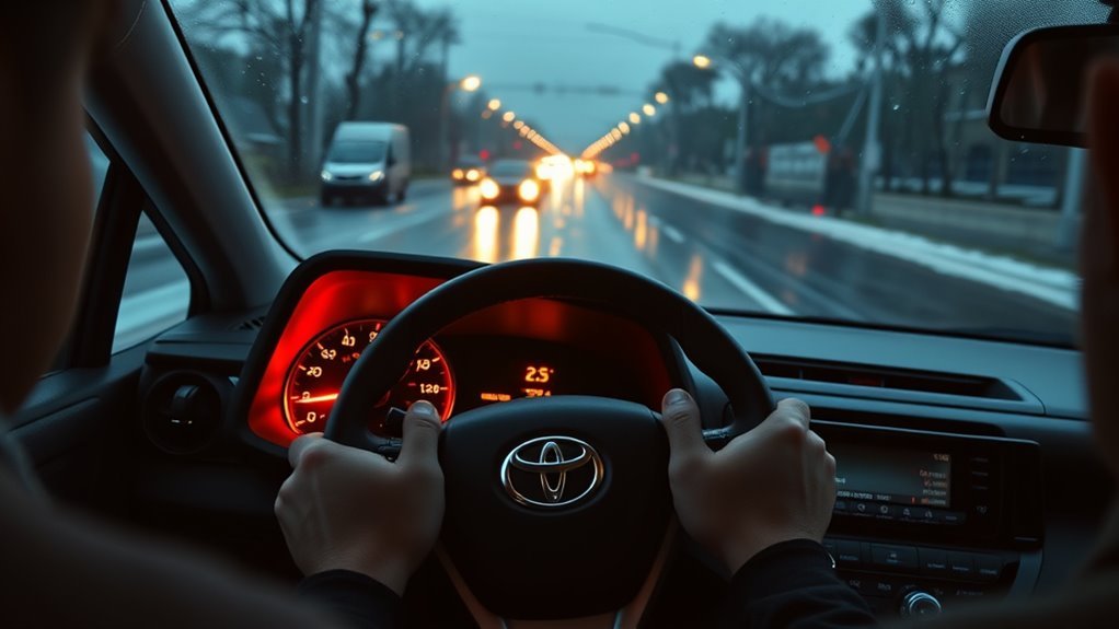 traction control system alert