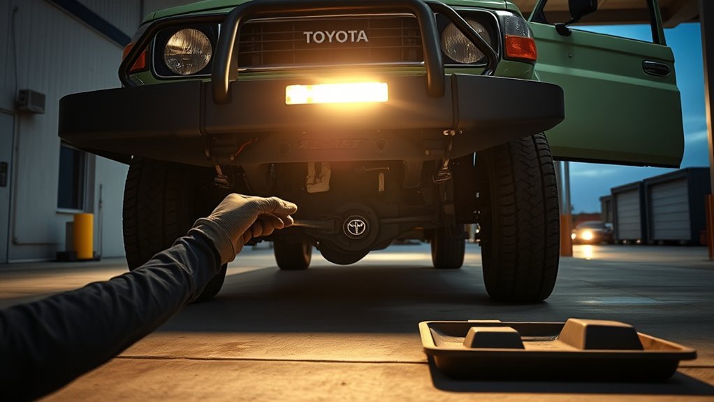 transfer case maintenance routine
