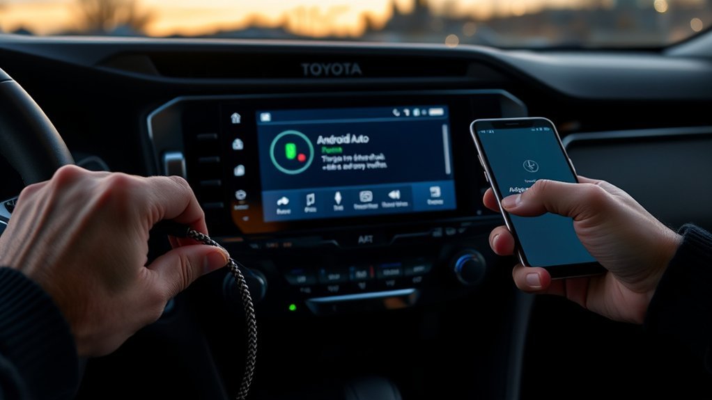 troubleshoot rav4 android auto
