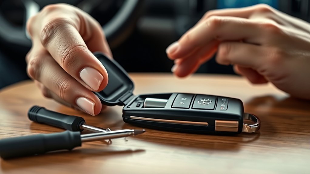 troubleshoot toyota key fob