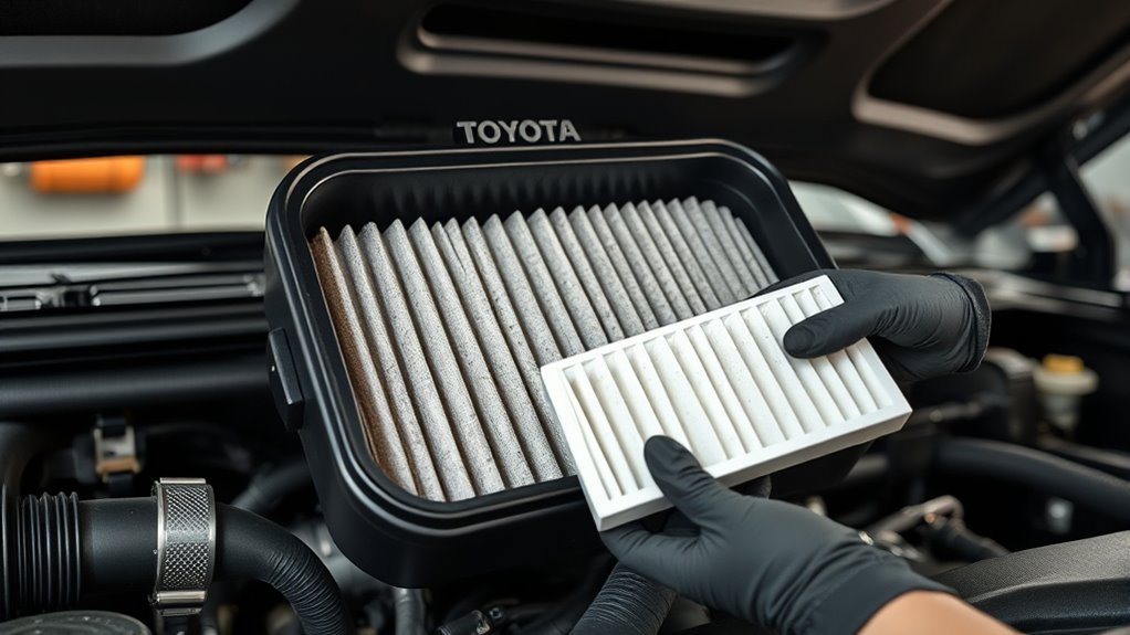 tundra air filter schedule