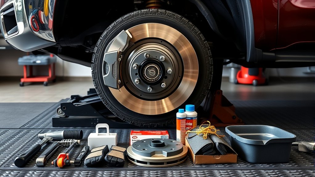 tundra brake job preparations