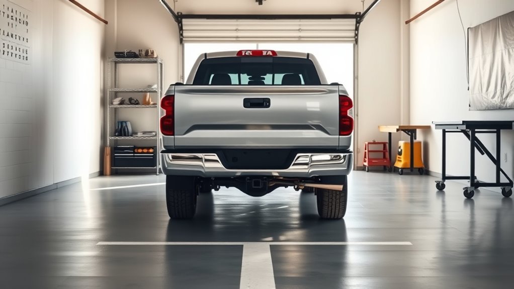 tundra parking space dimensions