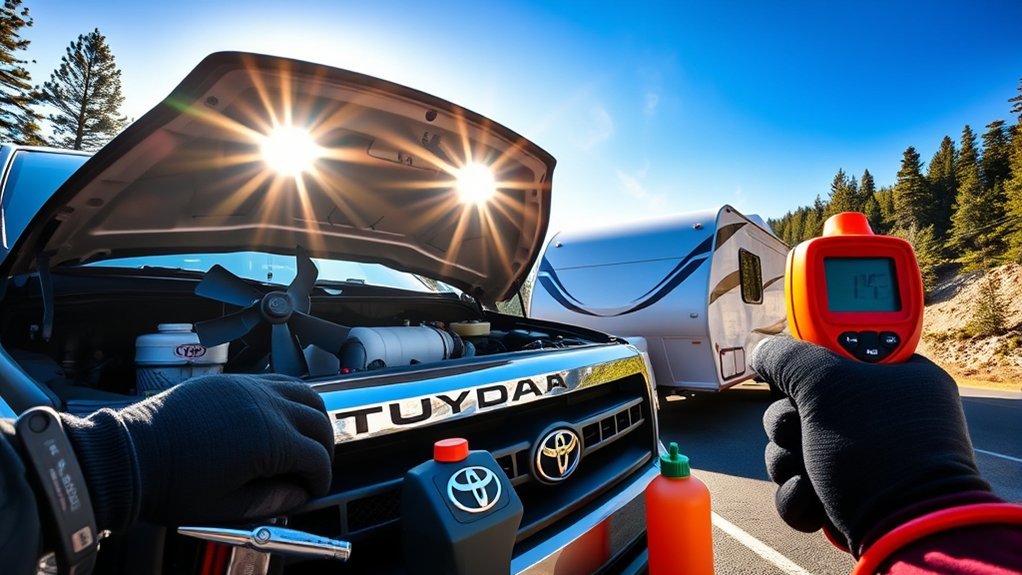 tundra towing overheating prevention tips