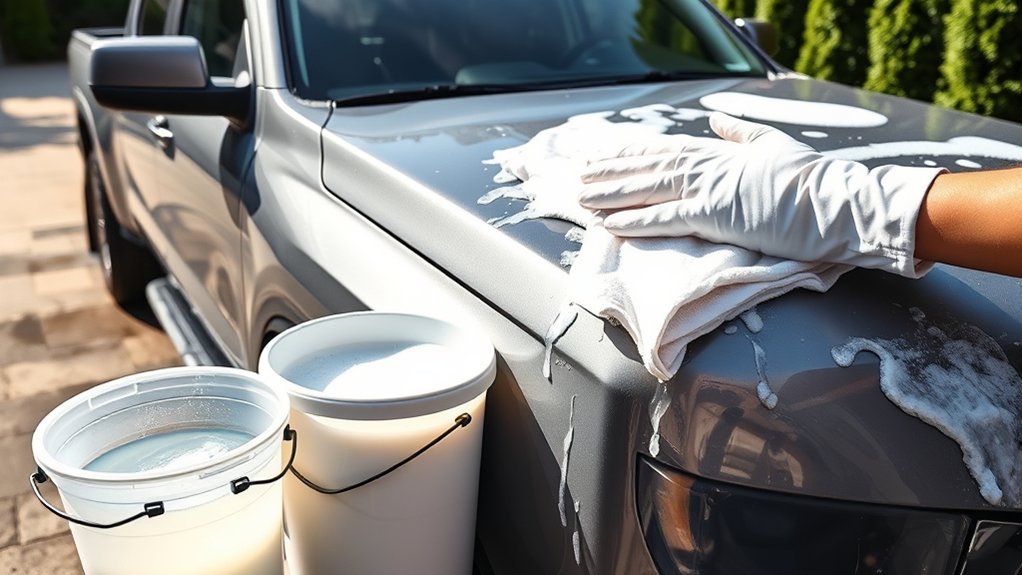 two bucket washing technique
