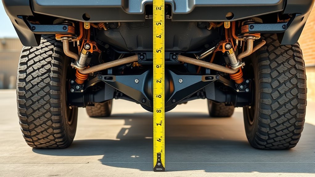 underbody clearance measurement focus